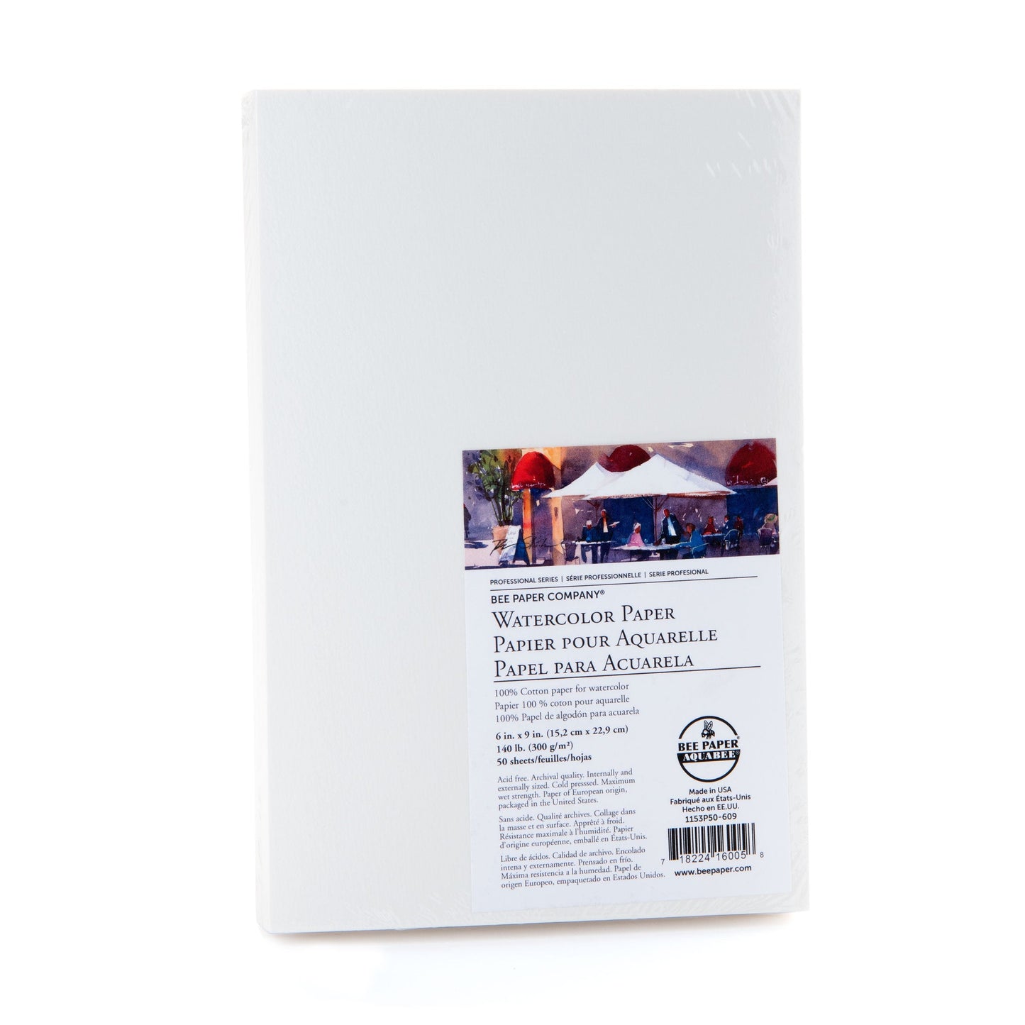 BEE-1153 Series | 100% Cotton Watercolor Paper – 140 lb.