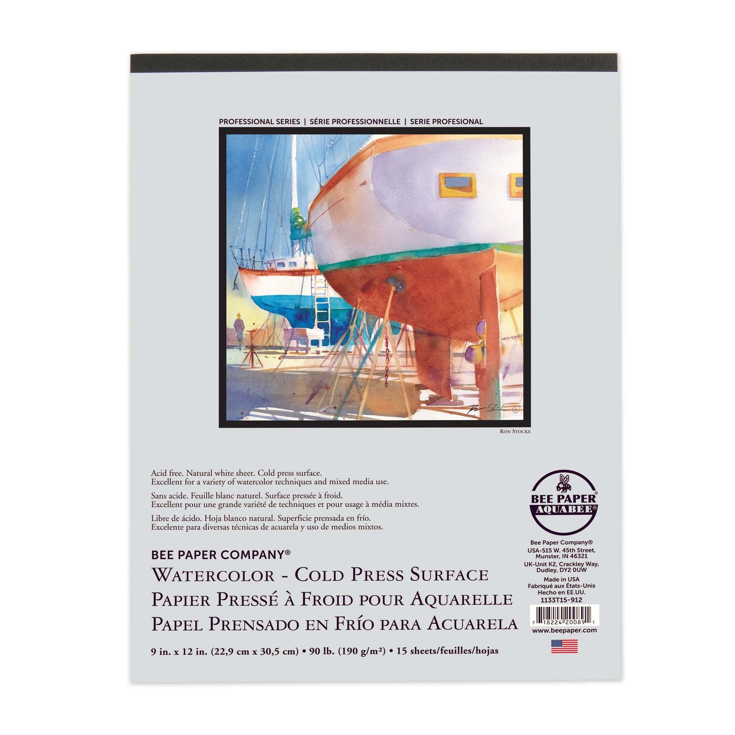 BEE-1133 Series | Cold Press Watercolor Paper – 90 lb.