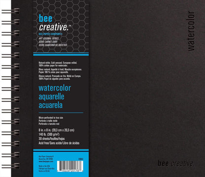 Bee Creative Watercolor Art Journal