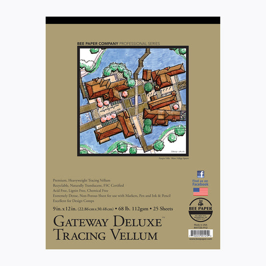 Gateway Deluxe Tracing Vellum Paper – 68 lb.