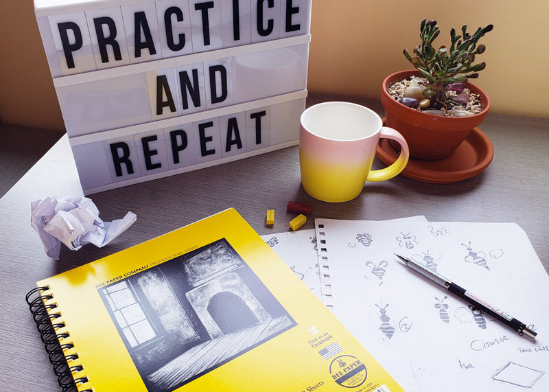 Sketch Fearlessly: 3 Reasons Why You Need A Practice Sketchbook – Bee Paper