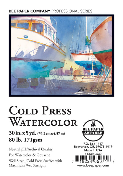 BEE-1133 Series | Cold Press Watercolor Paper – 90 lb.