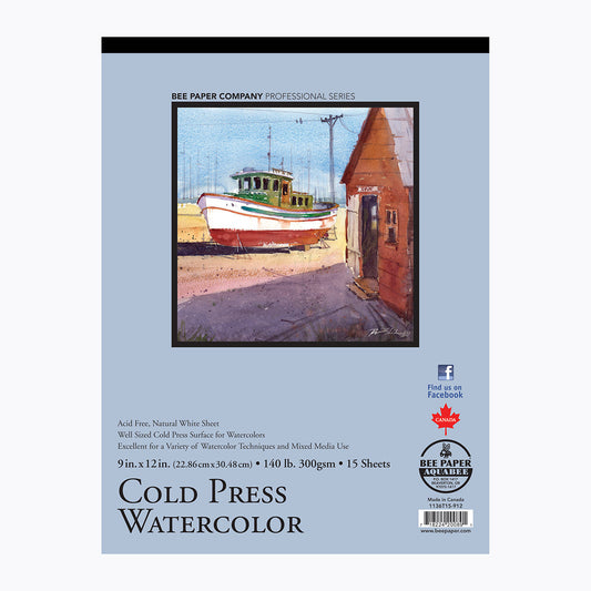 BEE-1136 Series | Cold Press Watercolor Paper – 140 lb.