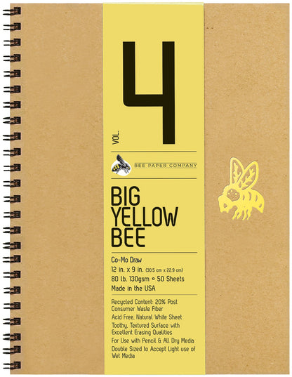 BEE-205 Series | Big Yellow Bee Co-Mo Heavyweight Sketch Journal