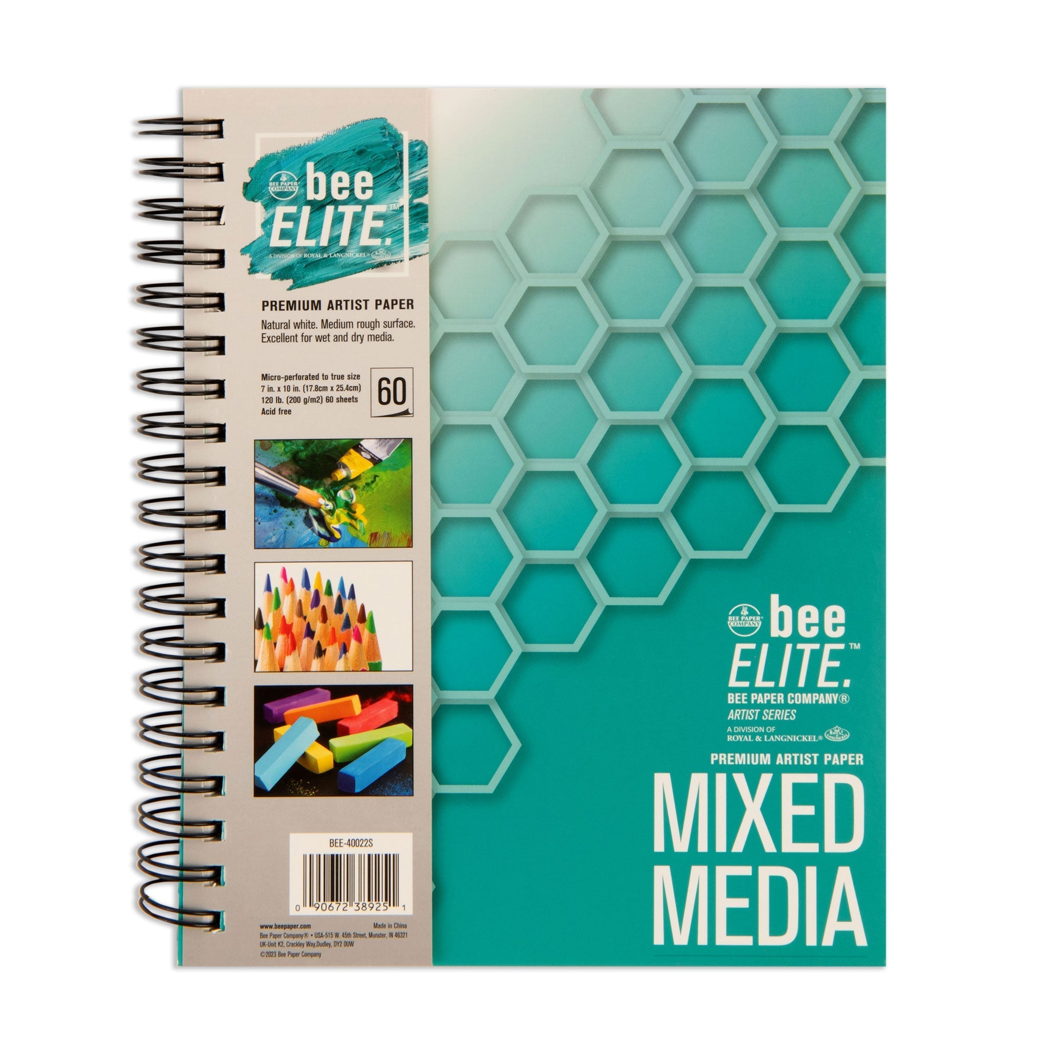 BEE-40022S | Bee Elite™ Mixed Media Artist Pad - 7