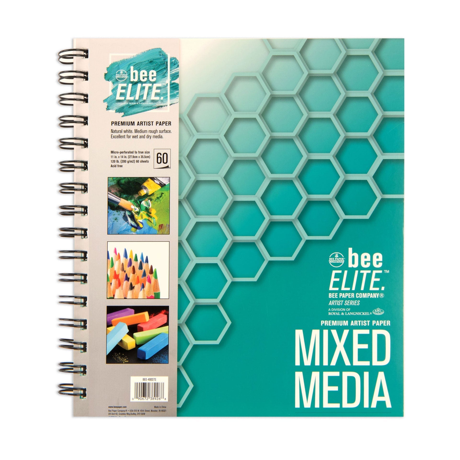 BEE-40027S | Bee Elite™ Mixed Media Artist Pad - 11
