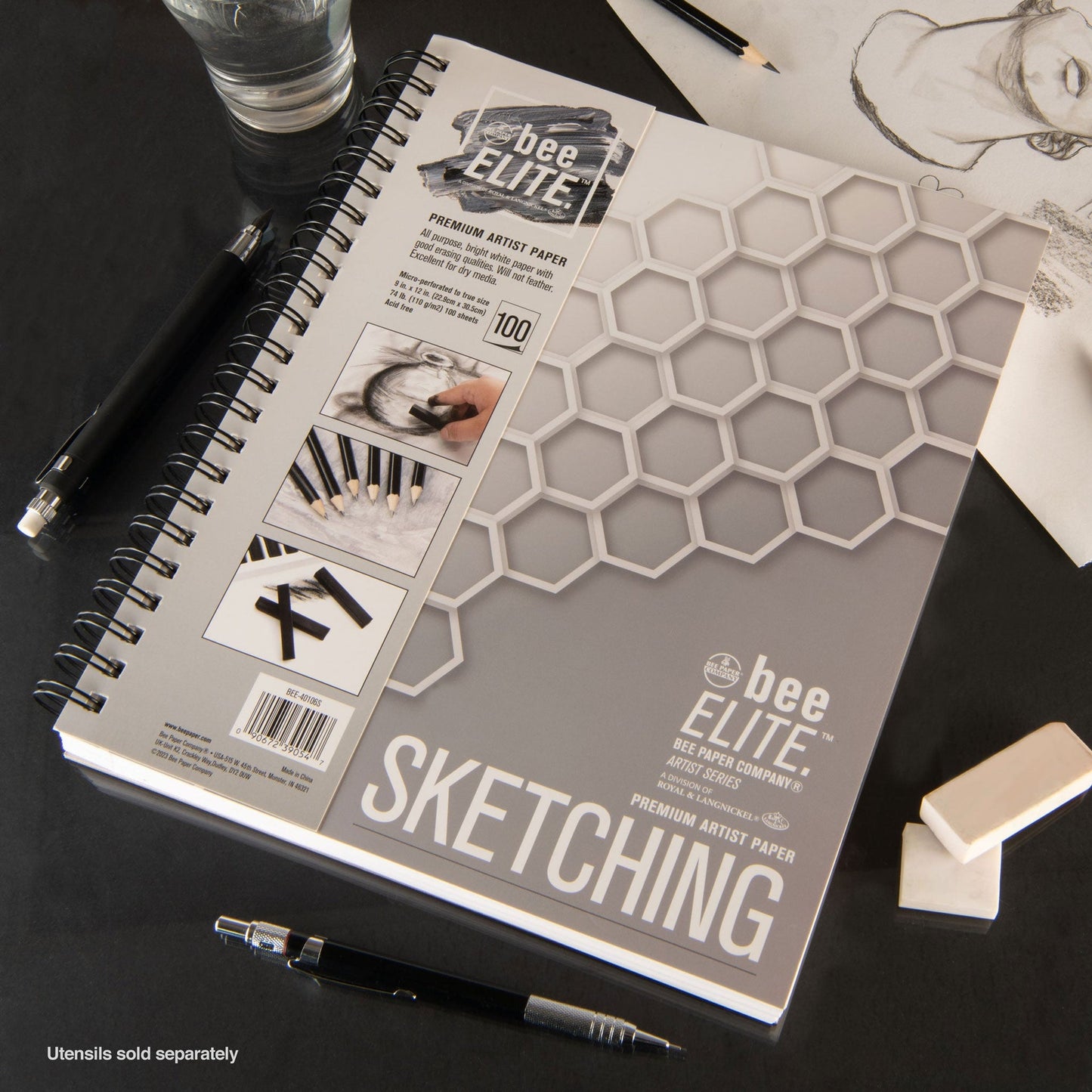 BEE-40101S | Bee Elite™ Sketching Artist Pad 5.5" x 8.5"