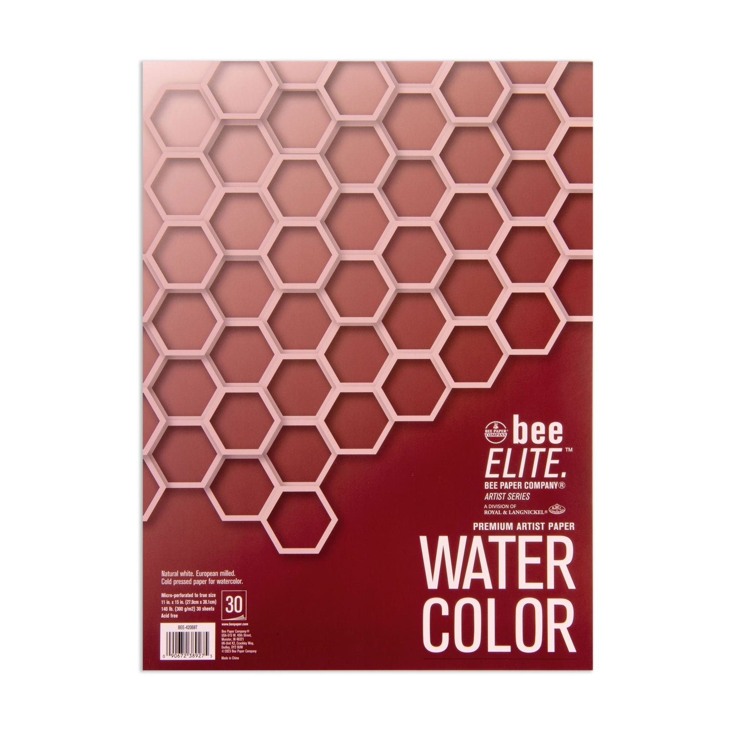 BEE-42066T | Bee Elite™ Watercolor Artist Pad 9" x 12"