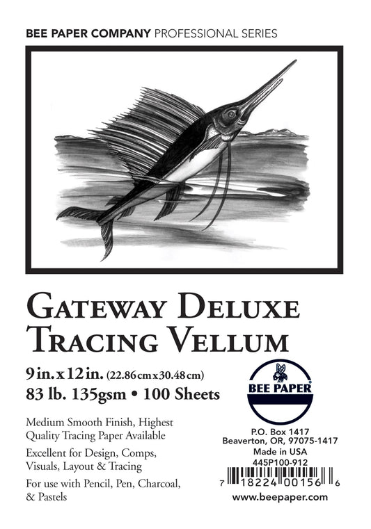 BEE-445P100-912 | Gateway Deluxe Tracing Vellum Paper – 83 lb.