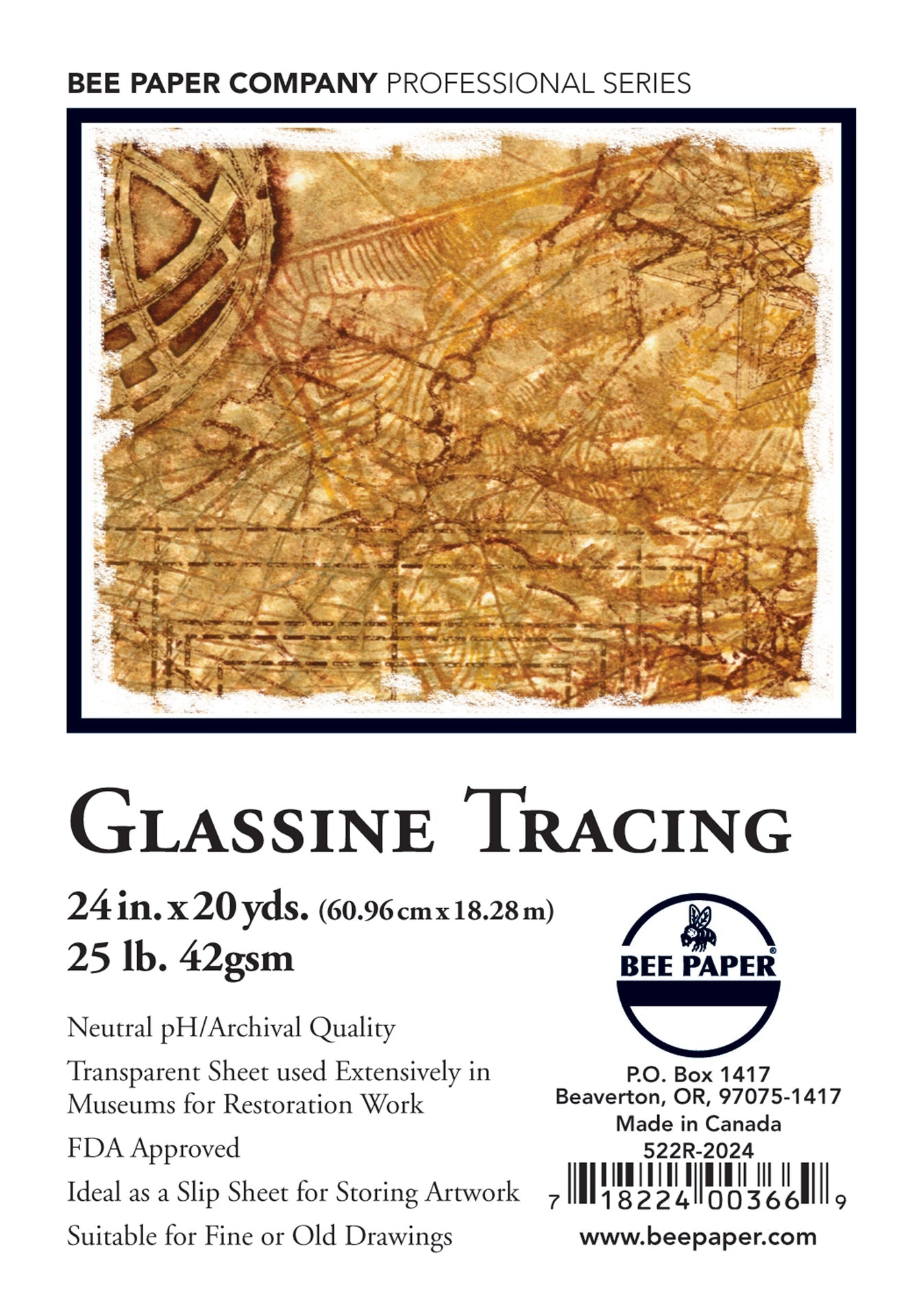 BEE-522R-2024 | Glassine Tracing Conservation Paper