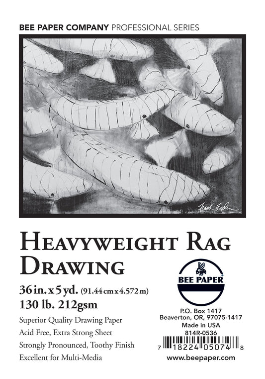 BEE-814R-0536 | Heavyweight Rag Drawing Paper