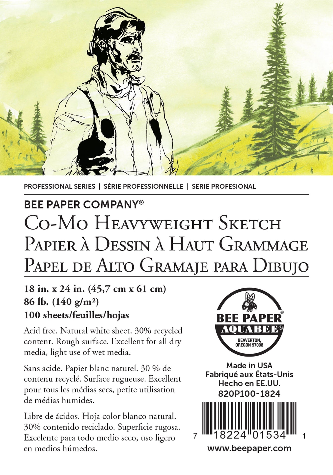 BEE-820 Series | Co-Mo Heavyweight Sketch Paper