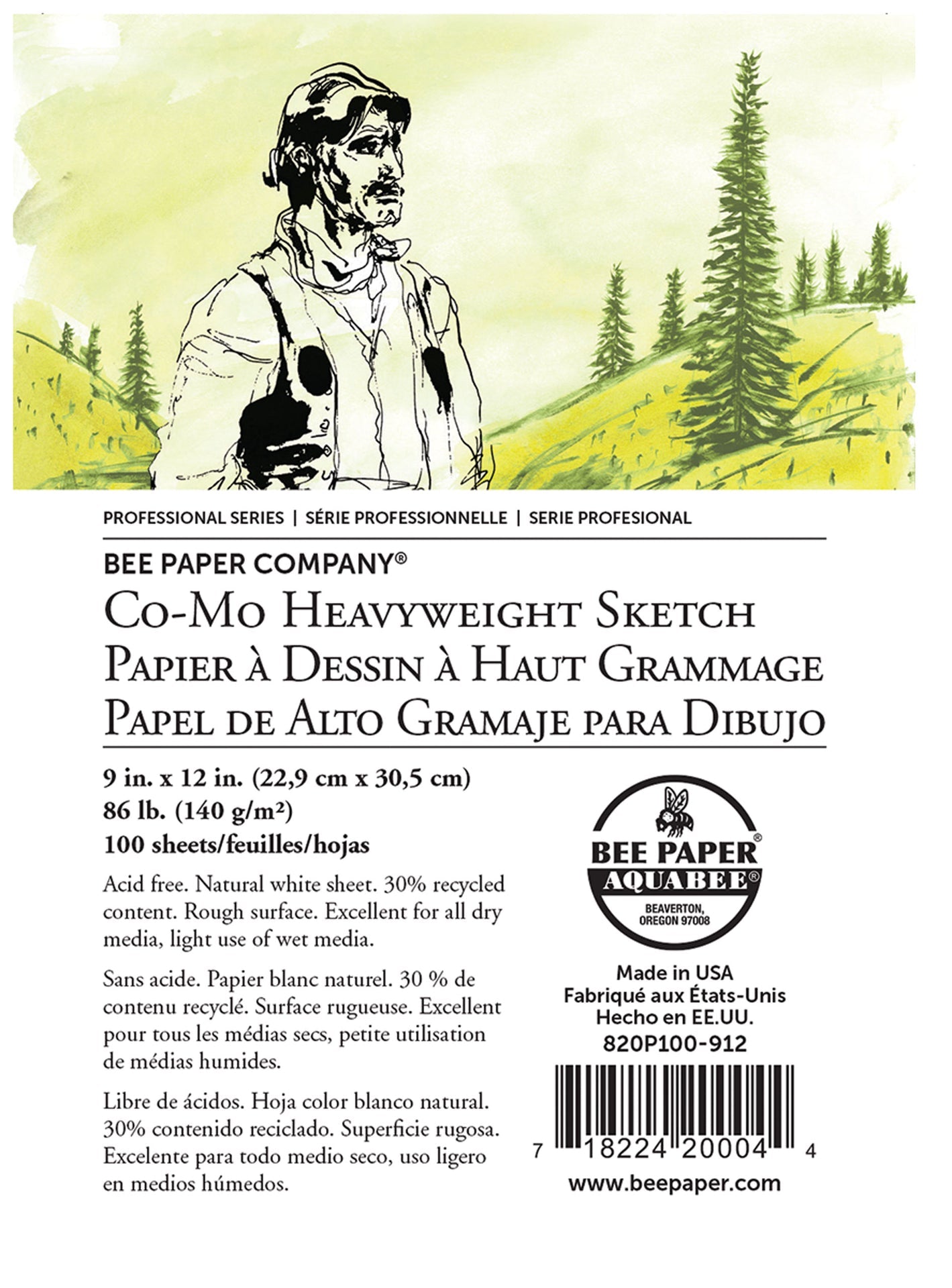BEE-820 Series | Co-Mo Heavyweight Sketch Paper