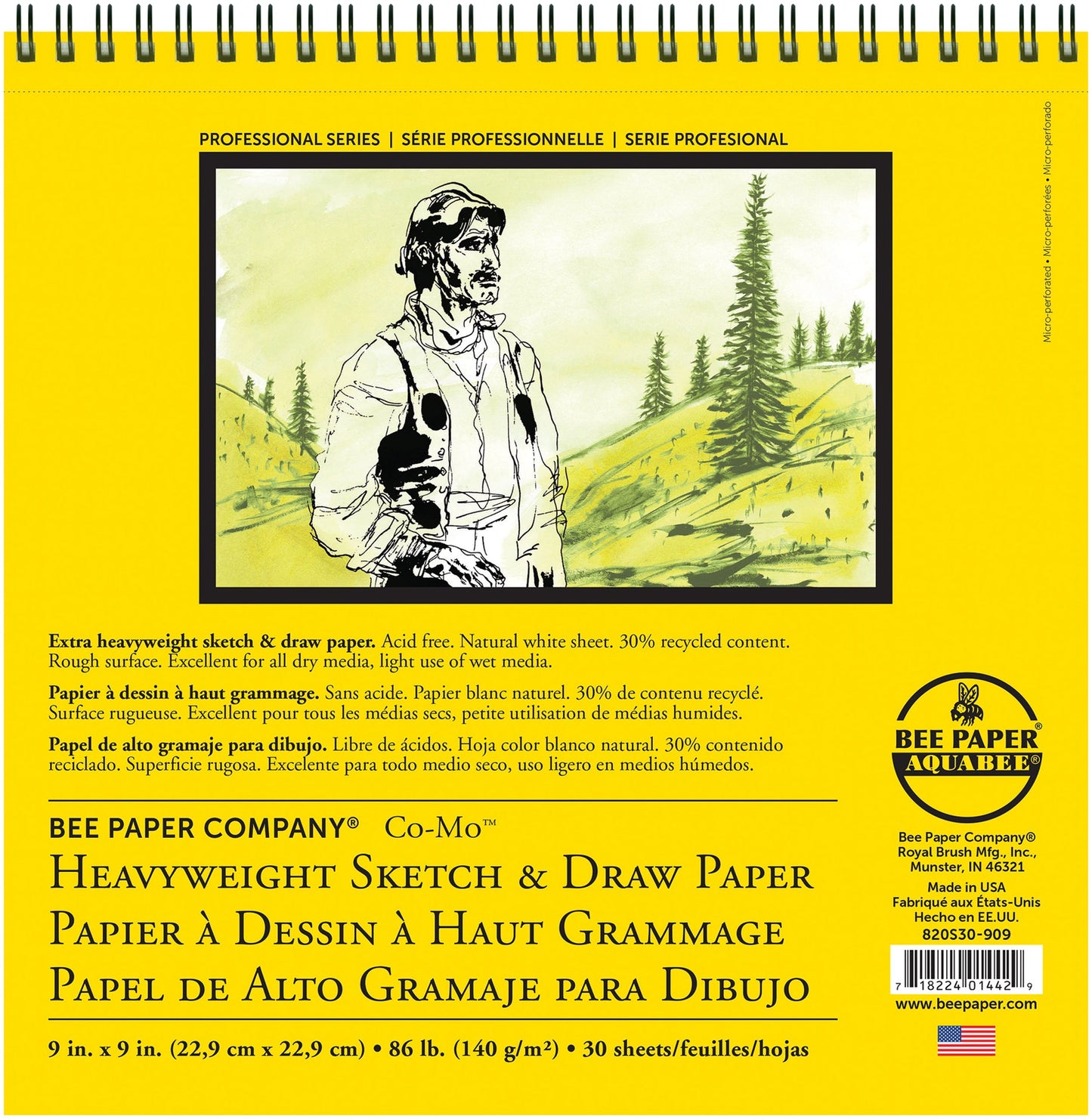 BEE-820 Series | Co-Mo Heavyweight Sketch Paper