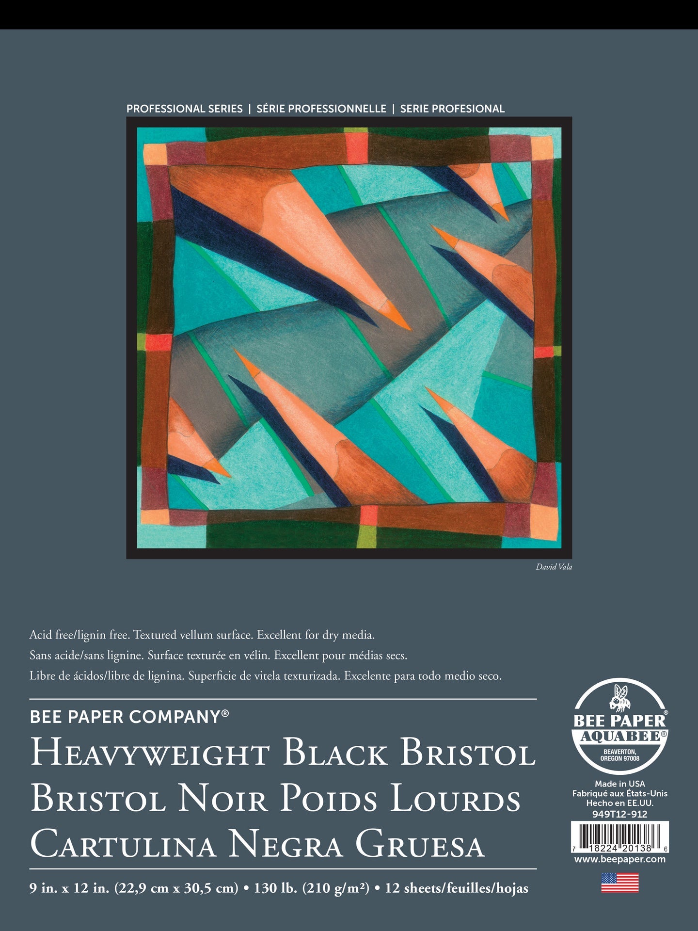 BEE-949 Series | Heavyweight Black Bristol Board